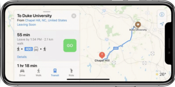 Neues Update seit MontagKonkurrenz für Google: Apple Karten zeigt ab sofort Nahverkehrsinfos
